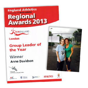 Run England Trainer of the Year 2013